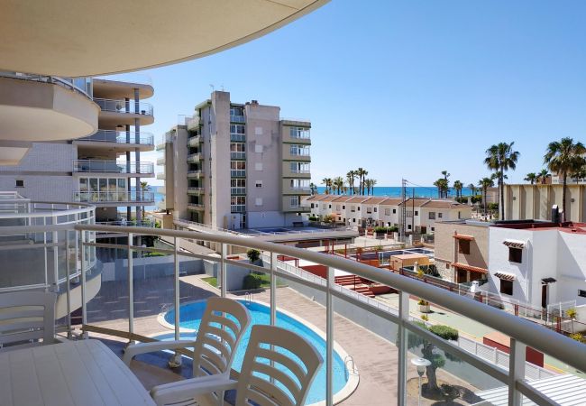 playa, terraza grande, playa, tranquilidad, playa, familia, niños, piscina. 