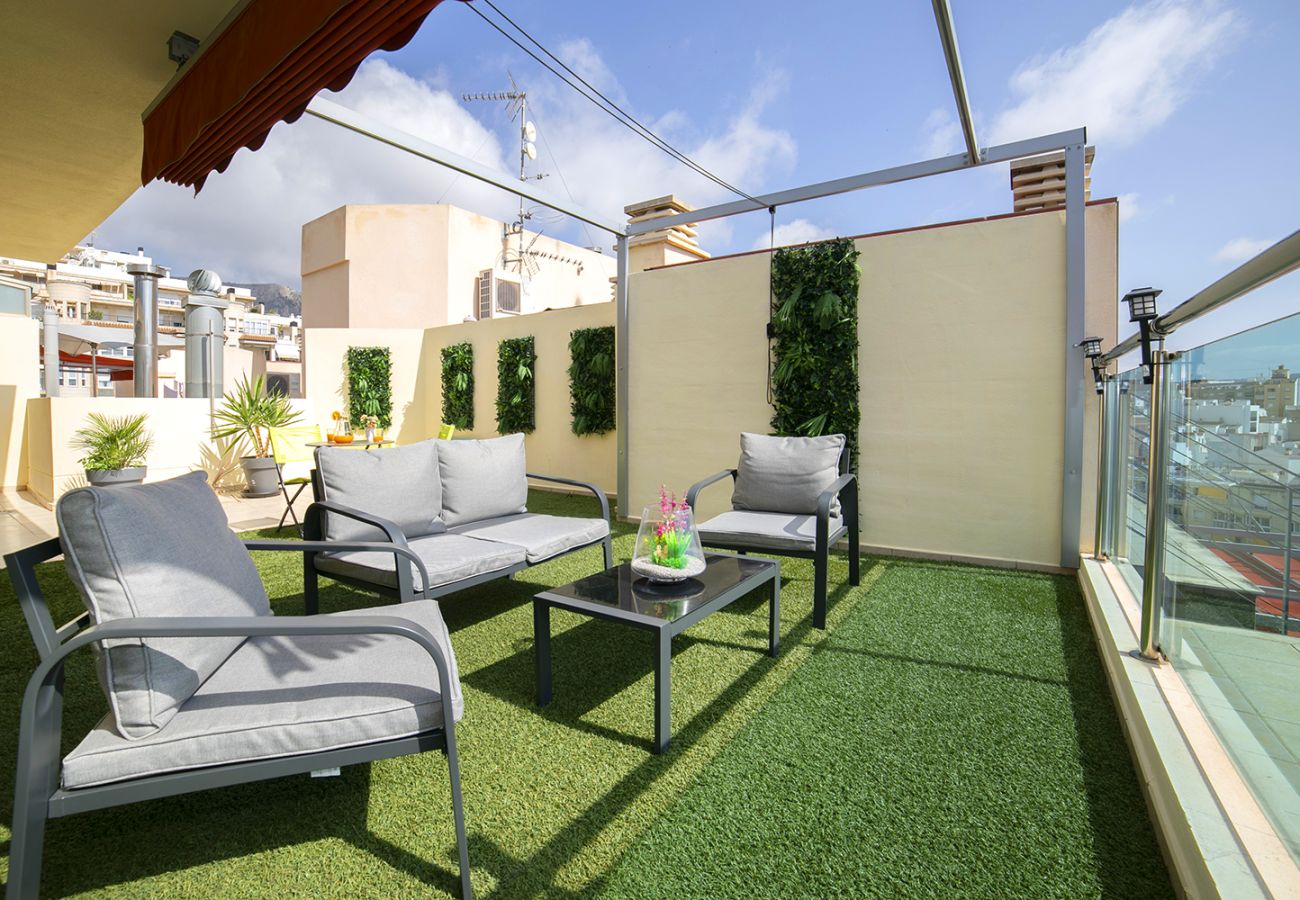 Apartamento en Calpe - ATICO BORUMBOT VISTA PISCINA