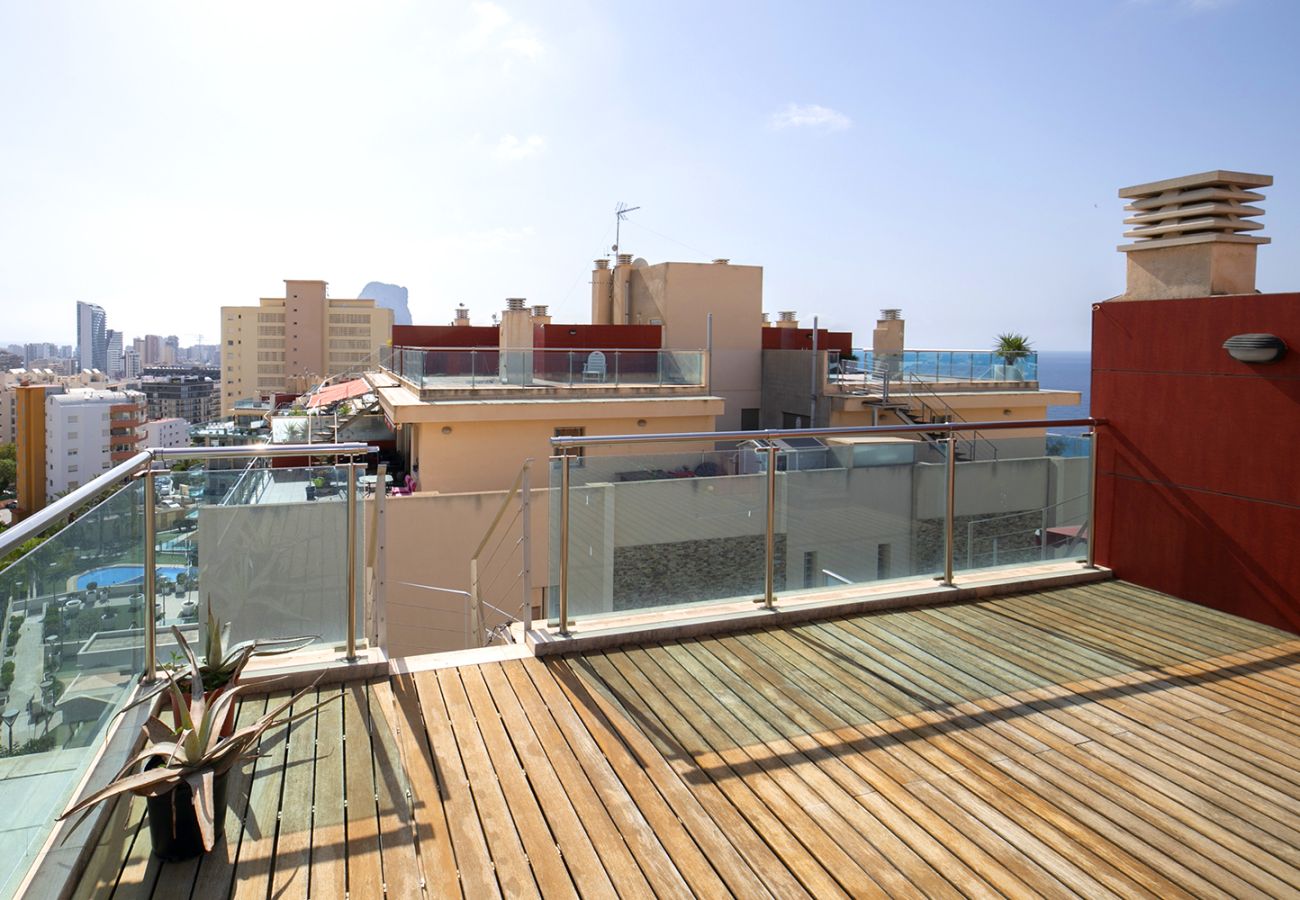 Apartment in Calpe / Calp - ATICO BORUMBOT VISTA PISCINA