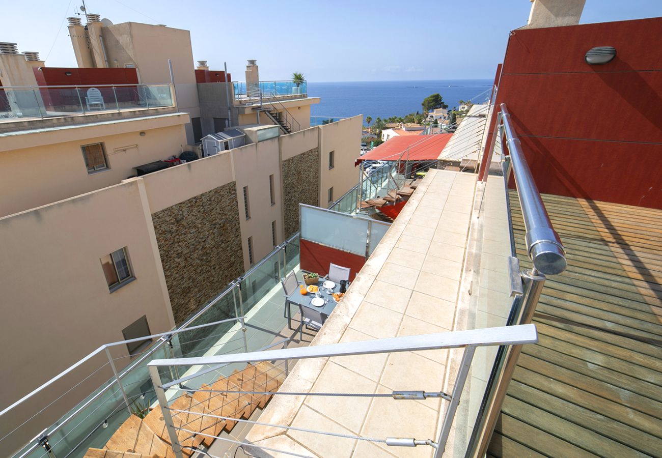 Apartment in Calpe / Calp - ATICO BORUMBOT VISTA PISCINA